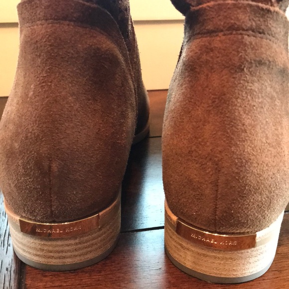 Michael Kors Sunny Bootie Suede, Dark Carmel, 7 - Picture 5 of 8
